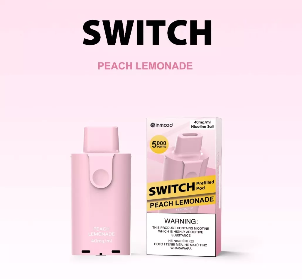 Switch Pod Replacement Pod Only 5000 Puffs Peach Lemonade