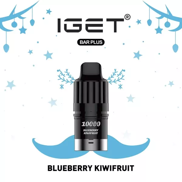 IGET Bar Plus Pod V3 Blueberry Kiwifruit 10,000 puffs