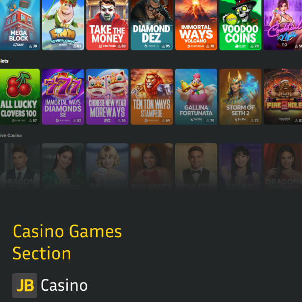 Experience Unmatched Gaming with JB Casino Mobile App Experience Unmatched Gaming with JB Casino Mobile App